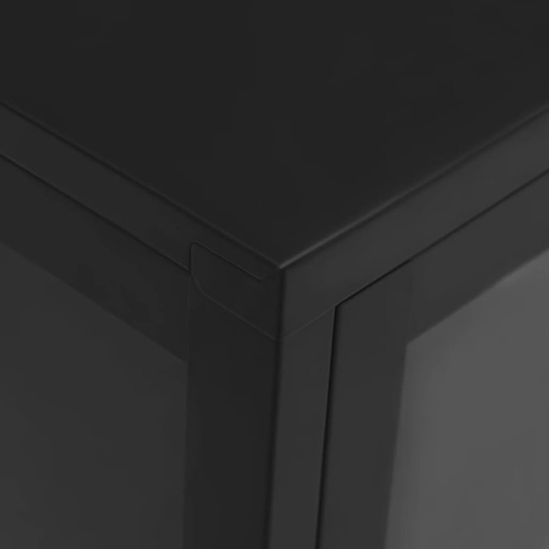 Sideboard Black Powder-coated steel Medium Adjustable Feet, Black