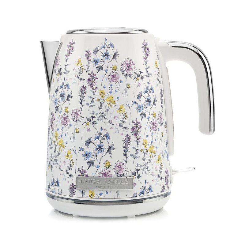 VQ Laura Ashley Jug Kettle, Ivory
