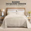 Ensemble de couvre-lit matelassé en coton The Blue Nile Mills-118914016-118914007