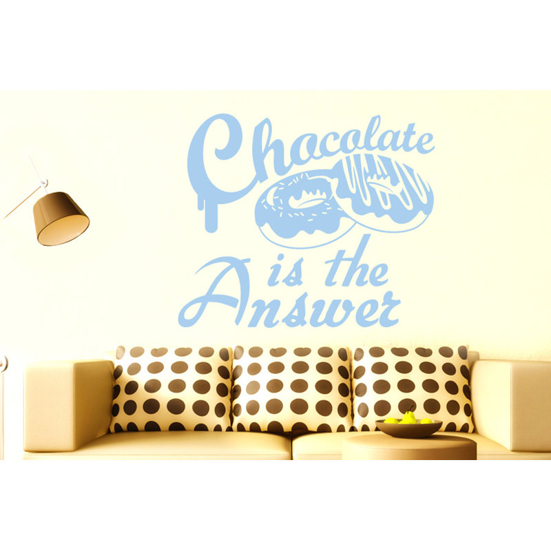 Food & Beverage Wall Decal, Large, Light Blue