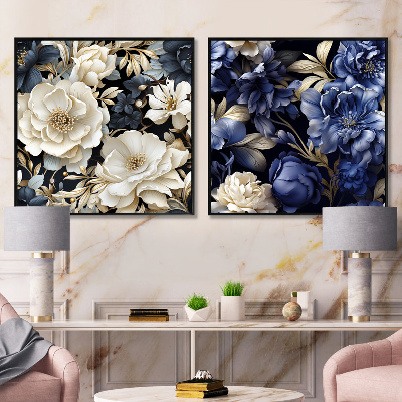 Urban Urban Victorian Splendor, Cadre flottant noir, H 36 po x l 73 po