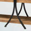 Alexandro Unfinished Console Table, Natural Brown/Black 32.00'' H X 58.80'' W X 15.75'' D