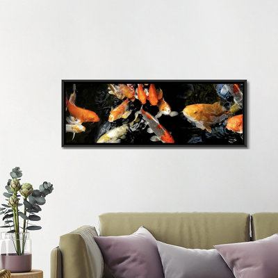 « koi carp naged », reproduction de photo sur toile
