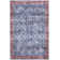 Machine Washable Persian Blue Brick Area Rug