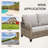 Jarika 53.5'' Wide Straight Wicker Loveseat with Cushions-2032478950