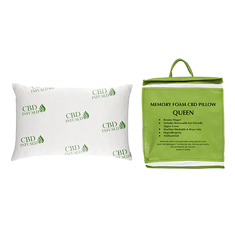 Luxury Memory Foam C.B.D Infused Sleeping Pillow (Set of 2)
