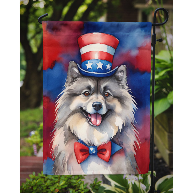Drapeau patriotique du jardin américain, Spitz loup