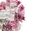 Couronne en maille 18 po Welcome Flamingo