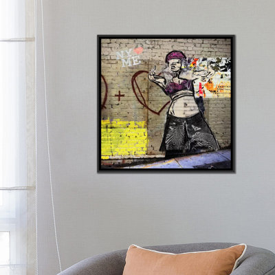 "Love Girl" par Luz, impression sur toile