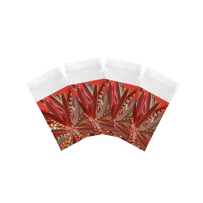 Pheasant Feathers Cotton Sateen Dinner Napkins