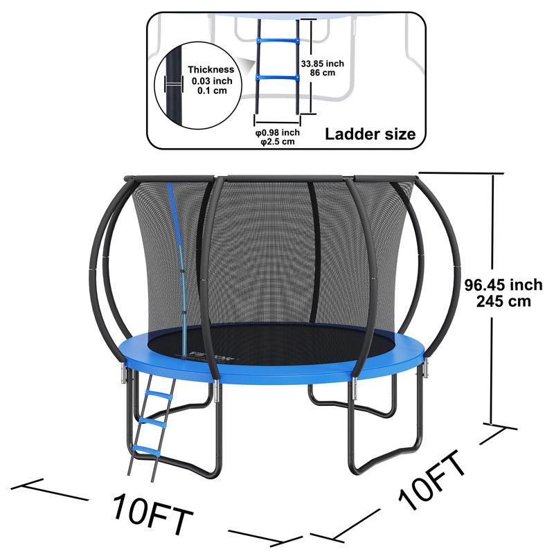 VEVOR Opvouwbare Mini Trampoline Fitness Rebounder 1384 Mm 205 Kg Laadvermogen Trainingstrampoline Rebounder Trampoline Tuintrampoline Met 3 Niveau Hoogteverstelbare Schuimrubberen Handgreep En 44 Spanbanden VEVOR Opvouwbare Mini Trampoline Fitness Rebounder 1384 Mm 205 Kg Laadvermogen Trainingstrampoline Rebounder Trampoline Tuintrampoline Met 3 Niveau Hoogteverstelbare Schuimrubberen Handgreep En 44 Spanbanden