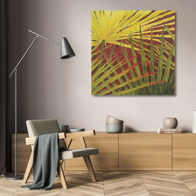 Three Palms, Panel B, 20" H x 20" W