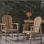 Ensemble de 2 chaises de salle à manger d'extérieur résistantes aux intempéries en bois d'acacia Adirondack-1104053859