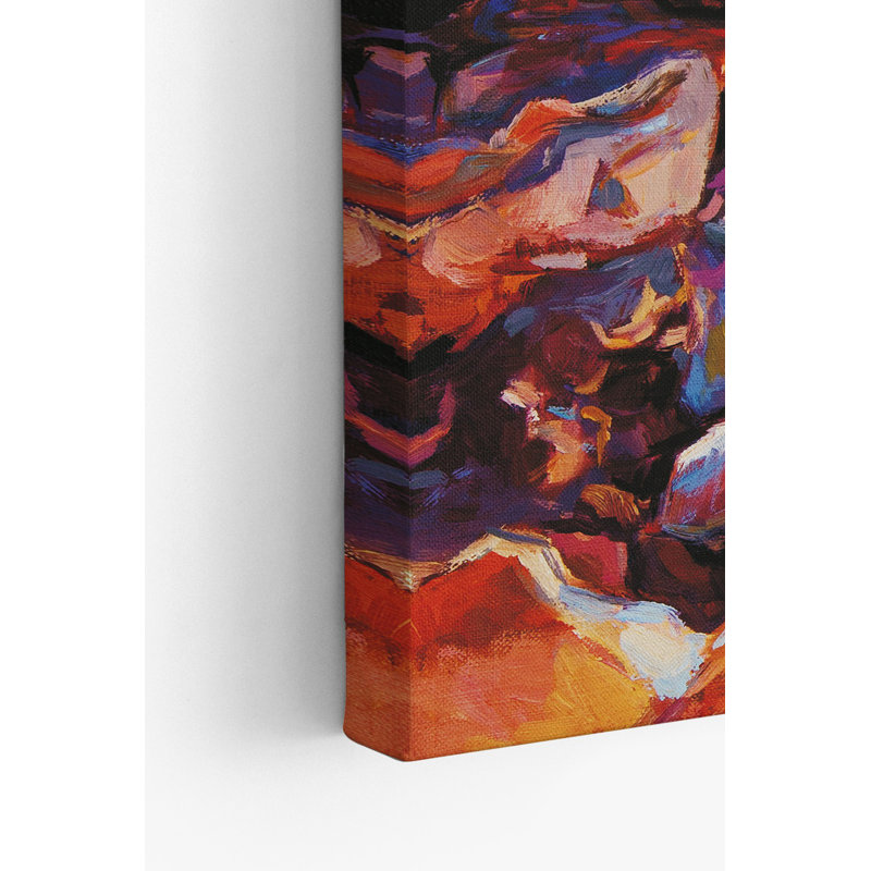 Superbe peinture sur toile décorative, 16 po x 24 po | 100% toile avec une épaisseur de 1,2 pouce | Parfait pour la décoration intérieure, le salon et le bureau | Couleurs éclatantes et conception unique pour rehausser tout espace
