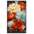 Flower Colored Modern Patterned Washable Carpet-983096286