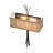 Ramus Steel Flush Mounted Sconce