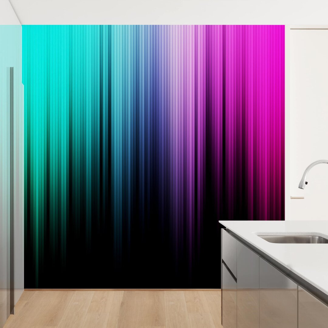 Strukturierte Tapete Rainbow Display 3,36 m x 336 cm