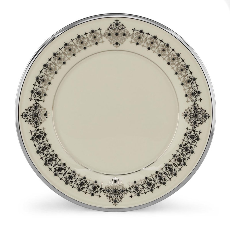 Solitaire 9" Charger, Ivory