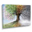 Arbre sur toile, impression de nature quatre saisons - Arbre avec quatre saisons-2106505441-2106505451-2034200490