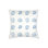 Beige Saltwater Shell Linen Euro Pillow 26x26 with Down Insert