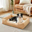 Orthopedic Dog Bed with Bolster -1772691845-1773005862