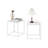 Wrought Studio™ Marializ Modern Living End Table, Solid White/White, Set of 2