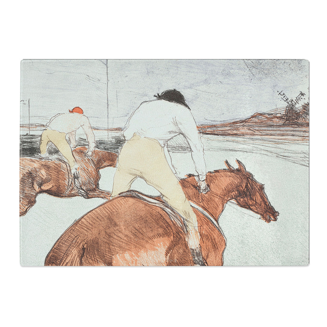 The Jockey by Henri De Toulouse-Lautrec Chopping Board
