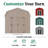 Value Gambrel Outdoor Wood Storage Barn with 6 ft. Sidewalls-1400091819-1440641709