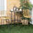 Rattan Bar Stools Set Of 2, 26 Inch Counter Height With Breathable Wicker Seat And Back For Boho Kitchen Decor, Bar Stool