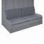 Lit escamotable mural Murphy avec coussin, gris