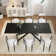 Charlana 70.86'' to 102.36" Extendable Rectangular Sintered Stone Dining Table