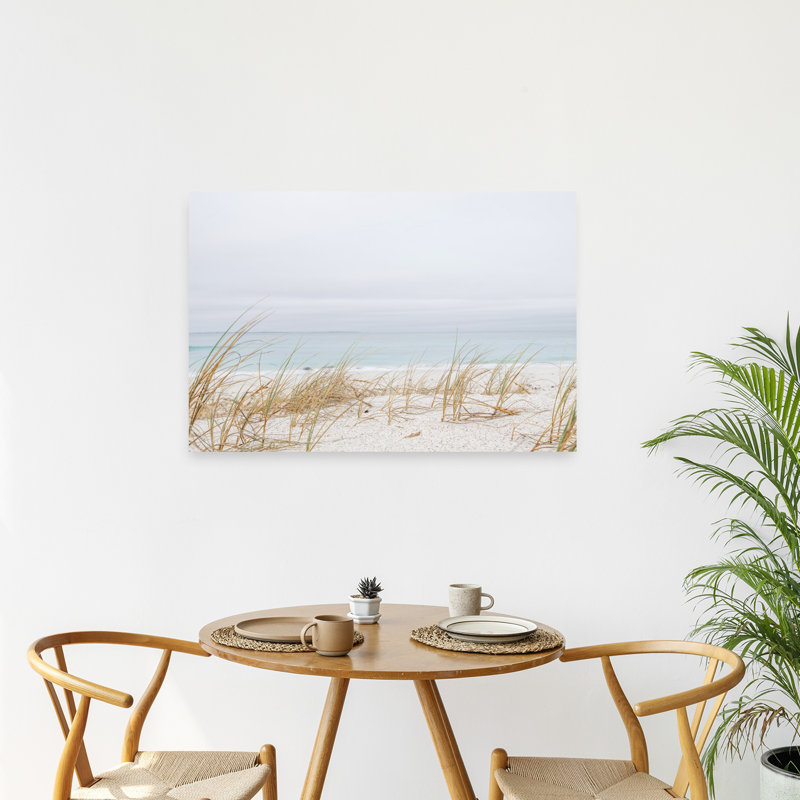Art mural côtier serein, paisible et paisible, 24" H x 36" W