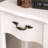 Elegant White Nightstand With Private Compartment - Keep Items Secure Modern Storage Table Blend Function And Style