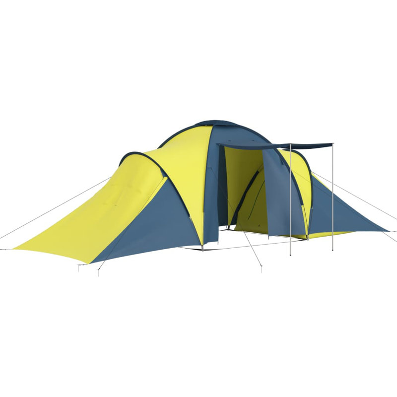 Blumer 6 Person Tent, Blue/Yellow