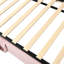 Lit de jour simple tapissier avec couchette escamotable, rose-1600034336