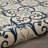 Lewis Damask Ivory/Navy Indoor/Outdoor Area Rug-196546155