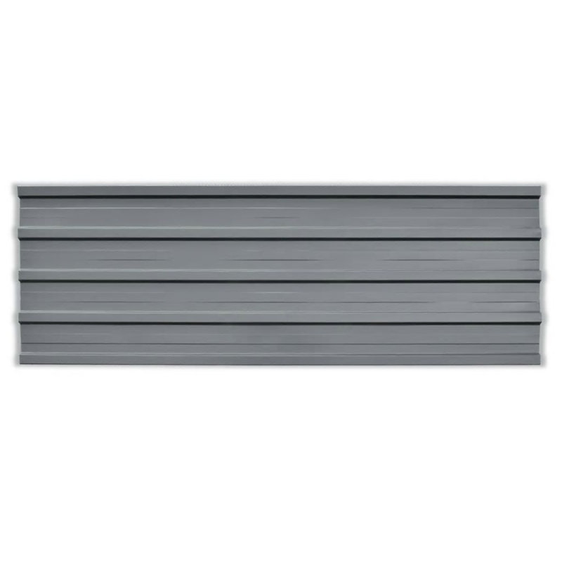 Rampe en acier Chet, gris