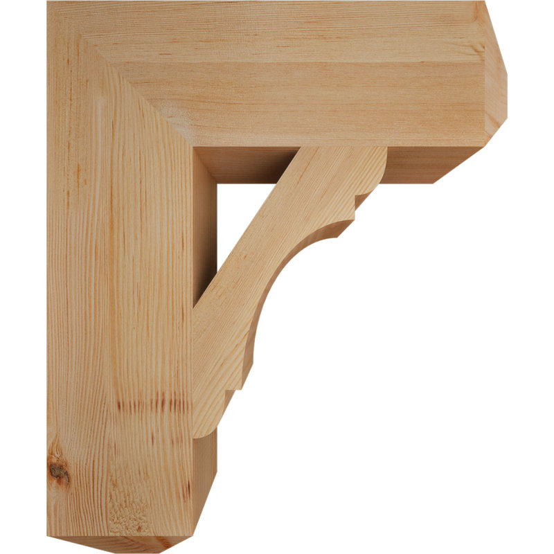 Support l 5 1/2 po x P 20 po x H 24 po, H 24 po x l 5,5 po x P 20 po, Douglas (lisse)