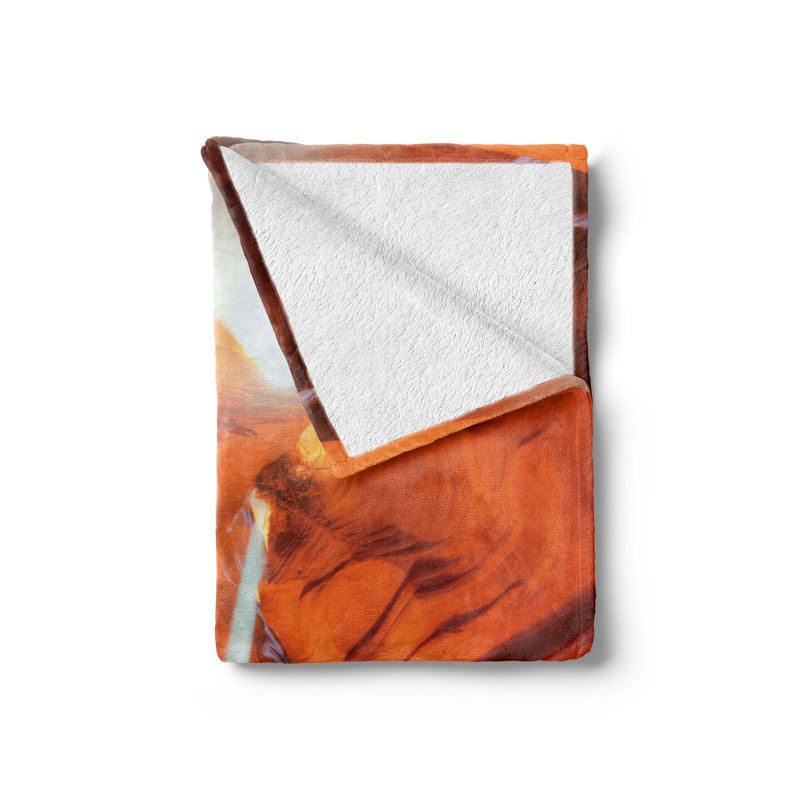 Hand Woven Throw Blanket, 70" x 90"