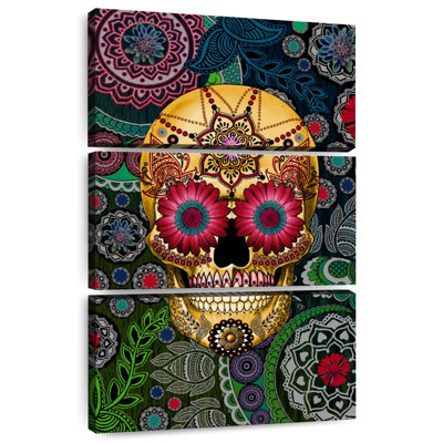 Sugar Skull Paisley Garden