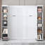 Lit escamotable avec portes de rangement Marcene-1756514710