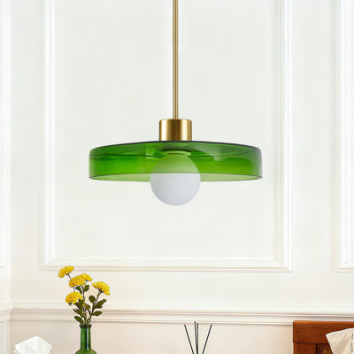 Vintage Pendant Light Glass Kitchen Island Light