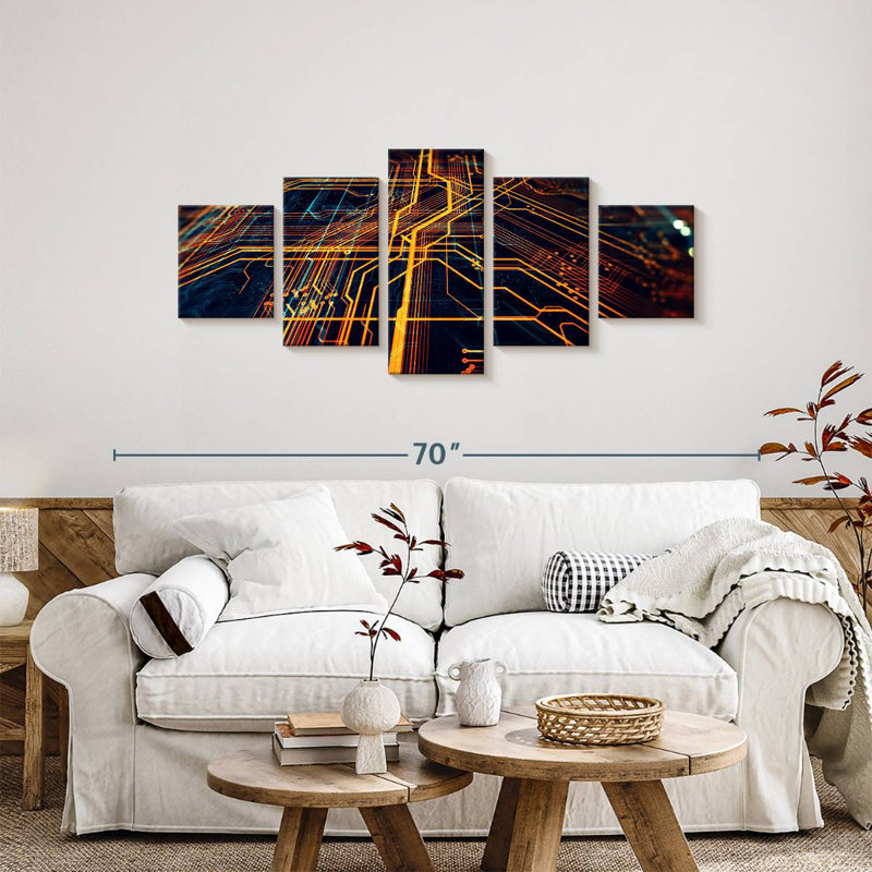 Circuit Board, 24" H x 55" W
