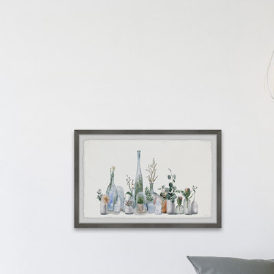 Blooms In Vases by Parvez Taj - Single Picture Frame Painting