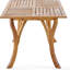 Ensemble repas d'extérieur 7 pièces d'extérieur en bois d'acacia avec coussins confortables-45838124