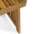 Wood Side Table - Foldable With Slat Design, 21.25W X 13.91D 15.89H In Top,