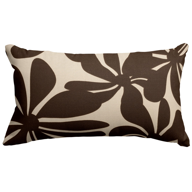 Plantation Outdoor Rectangular Pillow Cover & Insert, Chocolate