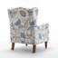 Upholstered Fabric Armchair