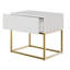 Atahan 50cm W Steel Bedside Table-481669596