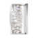 Glissando Steel LED Flush Mounted Sconce